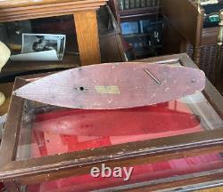 Vintage Seaworthy Boats North Star Wooden Model Boat 20 Inches Long