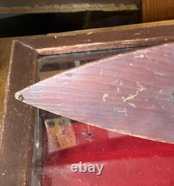 Vintage Seaworthy Boats North Star Wooden Model Boat 20 Inches Long