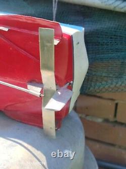 Vintage Speed Boat Toy Model Handmade Wood Metal Large Heavy Parts