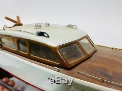 Vintage Sterling 42' CHRIS CRAFT Model Boat 19 Wood Rare