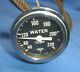 Vintage Stewart Warner Wings Curved Glass Water Temperature Gauge 2-1/16 Ct13