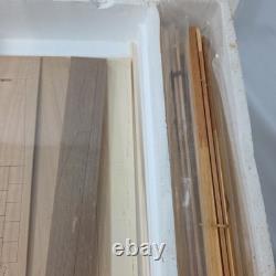 Vintage The Blue Nose Ship Wooden Model 15 1/2 Tall Ship 1/75 In Box