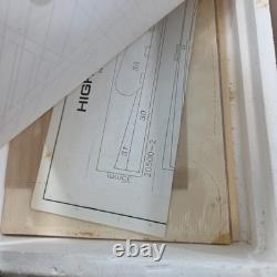 Vintage The Blue Nose Ship Wooden Model 15 1/2 Tall Ship 1/75 In Box