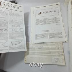 Vintage The Blue Nose Ship Wooden Model 15 1/2 Tall Ship 1/75 In Box