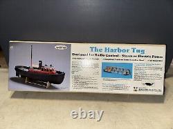 Vintage The Harbor Tug Radio Control Wooden Tugboat Kit Midwest Products Co