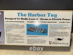 Vintage The Harbor Tug Radio Control Wooden Tugboat Kit Midwest Products Co