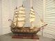 Vintage Uss Constitution 1797 Wood Boat Model Ship Made In Spain 26 L X 22 H