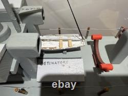 Vintage WWII era Wood U. S. Navy PT Boat Model Ship Folk Art 27 Long