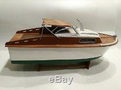 Vintage Wood Chris Craft Model 16 Inches project Boat Ship Art