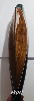Vintage Wooden 1895 Cup Racer 36 Pond Yacht Model Sailboat Hull Only