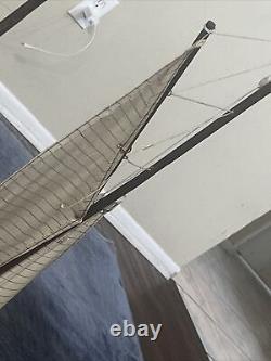 Vintage Wooden Boat Old Rare