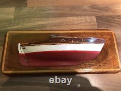 Vintage Wooden Half Hull Model Ship Maritime Marine Nautical Boat