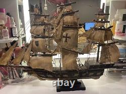 Vintage Wooden Model Orion Norleans Japan