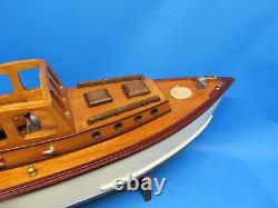 Vintage Wooden Model Picnic Cruiser Boat, Restoration/Conversion Project