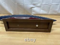 Vintage Wooden Model Sailboat Pond Boat New