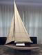 Vintage Wooden Yacht Model Sailboat Sailing Classic Cruiser 27.5 Mast