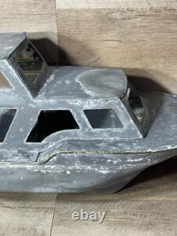 Vintage Zinc Wood Cabin Cruiser Boat Model 22 L