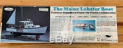 Vintage model wood boat kit MIDWEST PRODUCTS THE MAINE LOBSTER BOAT Unusedin box