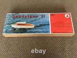 Vintage wood rc model boat motorised modav sandpiper 2 with motor please read