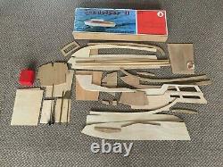 Vintage wood rc model boat motorised modav sandpiper 2 with motor please read