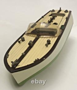 Vitage ITO Model Speedster Wood Boat Battery Operated- Runs