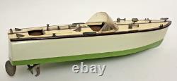 Vitage ITO Model Speedster Wood Boat Battery Operated- Runs