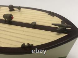 Vitage ITO Model Speedster Wood Boat Battery Operated- Runs