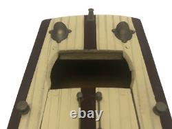 Vitage ITO Model Speedster Wood Boat Battery Operated- Runs