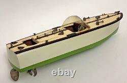 Vitage ITO Model Speedster Wood Boat Battery Operated- Runs