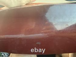 Vtg 60s Woody BoatModelMahoganyChris Craft Hacker Classic Style Runabout18