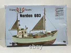 Vtg. Billing Boats Serie 600 Norden No. 603 130 Scale Wooden Model Kit New