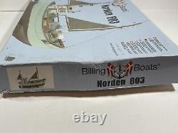 Vtg. Billing Boats Serie 600 Norden No. 603 130 Scale Wooden Model Kit New