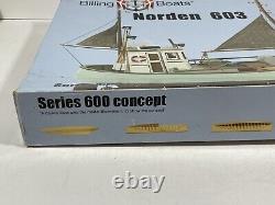 Vtg. Billing Boats Serie 600 Norden No. 603 130 Scale Wooden Model Kit New