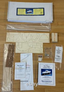 Vtg BlueJacket Ship Crafters #KLW207 MAINE LOBSTER BOAT Model Wood Kit Complete