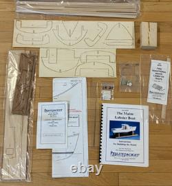 Vtg BlueJacket Ship Crafters #KLW207 MAINE LOBSTER BOAT Model Wood Kit Complete