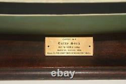 Vtg Cutty Sark Model Clipper Ship Boat Piel Craftsmen Newport Mass