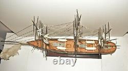 Vtg Cutty Sark Model Clipper Ship Boat Piel Craftsmen Newport Mass