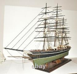 Vtg Cutty Sark Model Clipper Ship Boat Piel Craftsmen Newport Mass