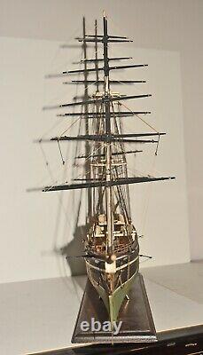 Vtg Cutty Sark Model Clipper Ship Boat Piel Craftsmen Newport Mass