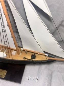 Vtg GERTRUDE L. THEBAUD Model Clipper Ship Boat Piel Craftsmen Newport Mass