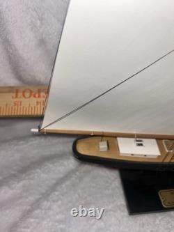 Vtg GERTRUDE L. THEBAUD Model Clipper Ship Boat Piel Craftsmen Newport Mass