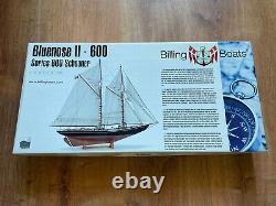 Vtg NEW Billing Boats Bluenose II Series 600 Wood Model Kit Denmark BB600 1100