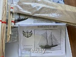 Vtg NEW Billing Boats Bluenose II Series 600 Wood Model Kit Denmark BB600 1100