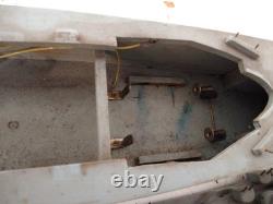 Vtg US Navy Missouri Flagship 1945 Battery Power 32 Wood Model Boat WW2 RC Toy