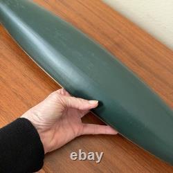 Vtg Wood Model Allagash River Canoe Maine River Guide Boat Replica