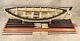 Vtg Wood Model Of Titanic Life Boat #14 On Stand Oars, Mast, Sails, Supplies