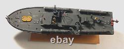 WW2 PT-109 COMMANDED BY LTJG. JOHN KENNEDY- Scale 164 PRO-BUILT WITH WOOD BASE