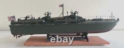WW2 PT-109 COMMANDED BY LTJG. JOHN KENNEDY- Scale 172 PRO-BUILT WITH WOOD BASE