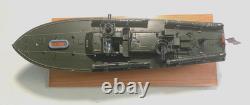 WW2 PT-109 COMMANDED BY LTJG. JOHN KENNEDY- Scale 172 PRO-BUILT WITH WOOD BASE