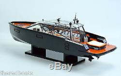 Wally Power Concept Design Luxury Yacht 28 Handmade Wooden Boat Model